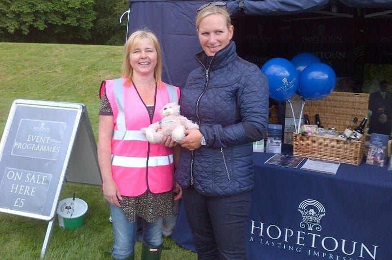 Zara Phillips at Hopetoun House
